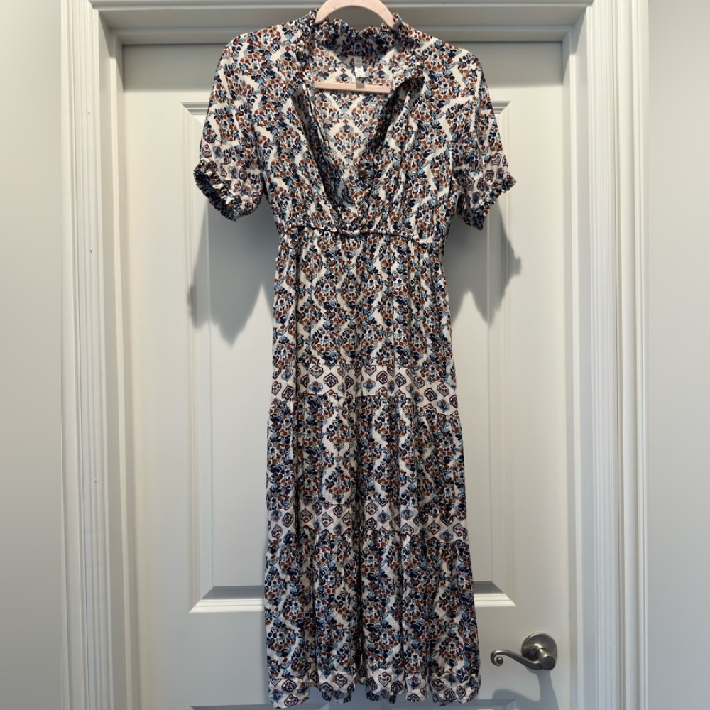 Patterned Midi Dress✨